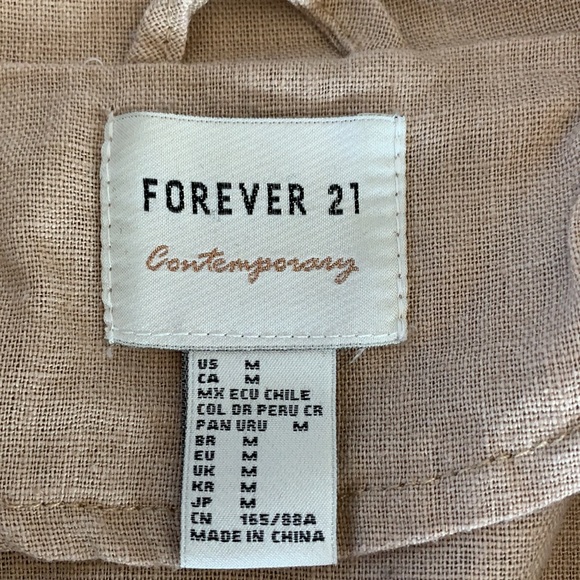 Forever 21 Moto Jacket - Linen/ cotton - Picture 6 of 6